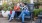 Two women residents at The Knox eating ice cream outside